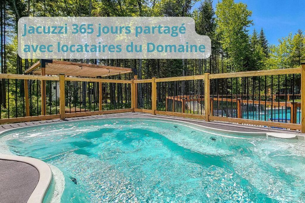 Nouveau - Chalet Moderne - Spa, Piscine & Sauna! Pont-Rouge Buitenkant foto